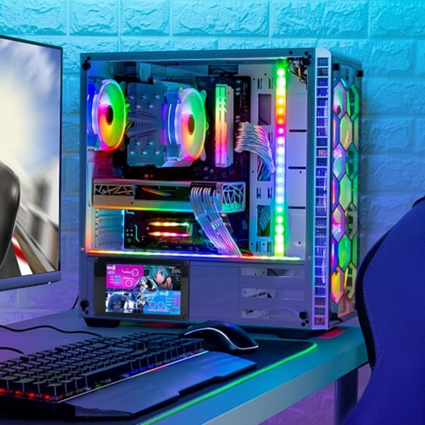 Tietokone näyttö Mini ITX kotelo 3,5 tuumainen IPS TYPE-C toissijainen näyttö