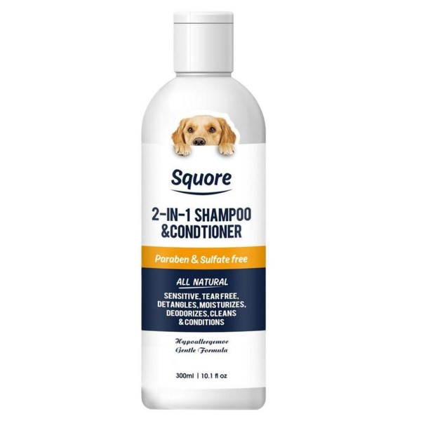 Koiran shampoo ja hoitoaine 2 1 lemmikki suihku geeli kosteuttava koiran shampoo