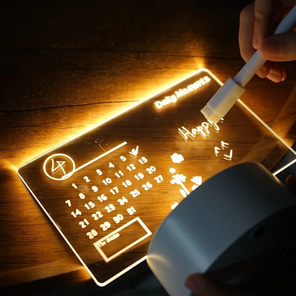 Creative LED Note Board Natt Light USB Rewritable Message Board