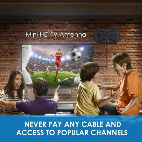 Antenne Multidirektionel Kompetence Mini Hd Digital TV Antenne