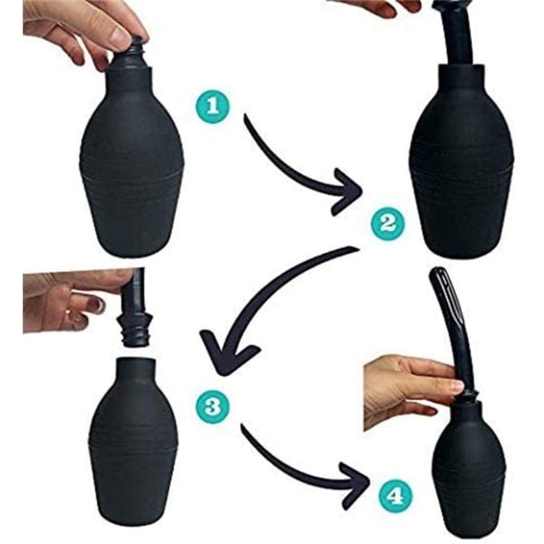 Avkoppling Uppblåsbar Verktyg Mini PVC Uppblåsbar lavemang överdimensionerad silikon lavemang lampa