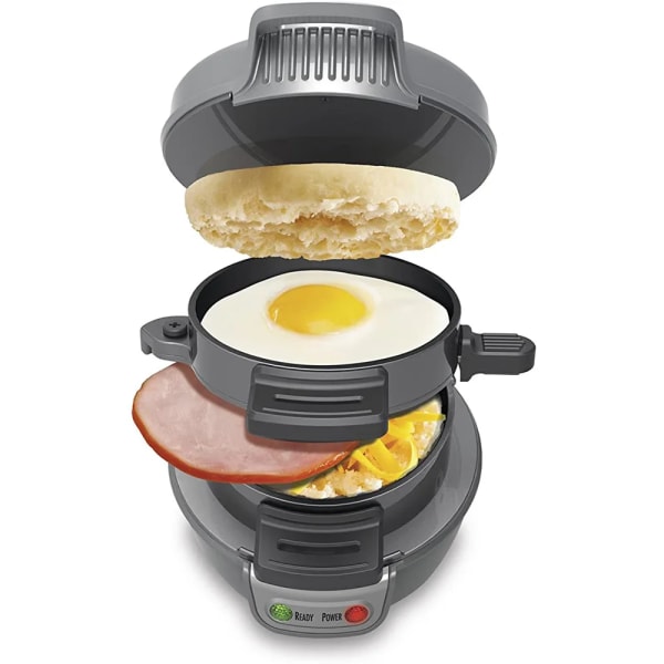 Hushåll frukost maskin Hamburg smörgåsmaskin med ägg kokare ring maskin bröd smörgås maskin