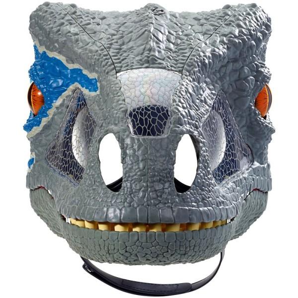 Jurassic World Camp Kridt 'N Roar Maske Velociraptor Cosplay Simulering Dinosaur Åben mund