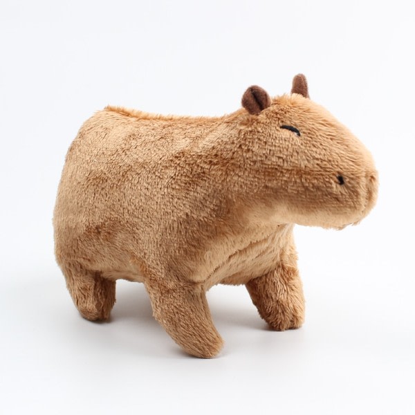 Fluffig Capybara Plysch Doll Kawaii Capybara Koppade Leksaks Simulering Koppade Djur