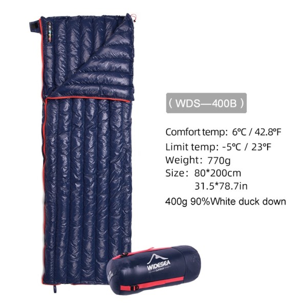 Camping Ultralight Søvn Taske Down Vandproof Lazy Taske Portable Opbevaring Kompression Slumber Taske