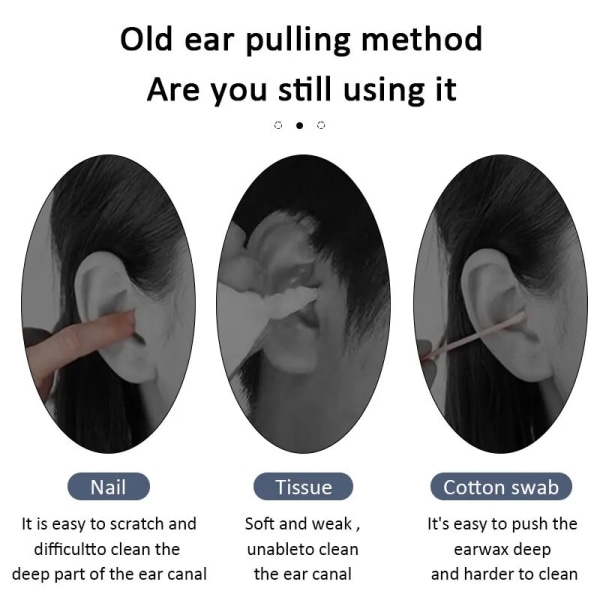 Rostfritt stål öron sked öron vax plockning verktyg integrerat människor barn spiral grill öron sked öronrengöring 6 bit set