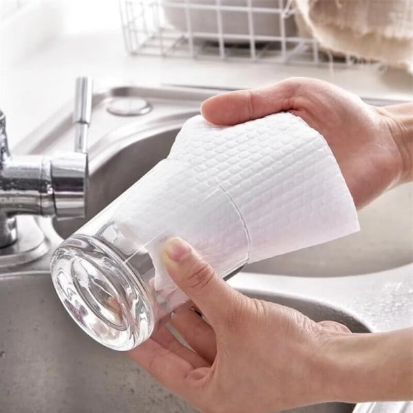 Disponibel trasor disk tyg non-woven trasa hem kök engångsrengöring duk servetter
