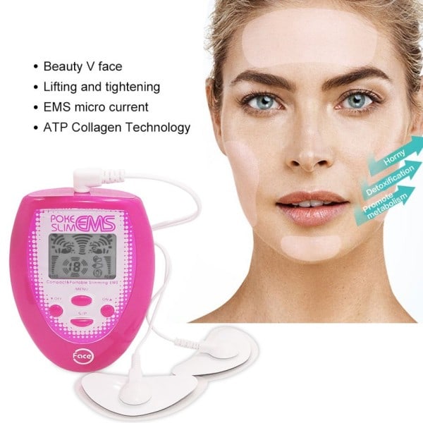 Ansigtsløftning maskine ansigtsbehandling muskelstimulator V ansigt slankende motionist EMS massager