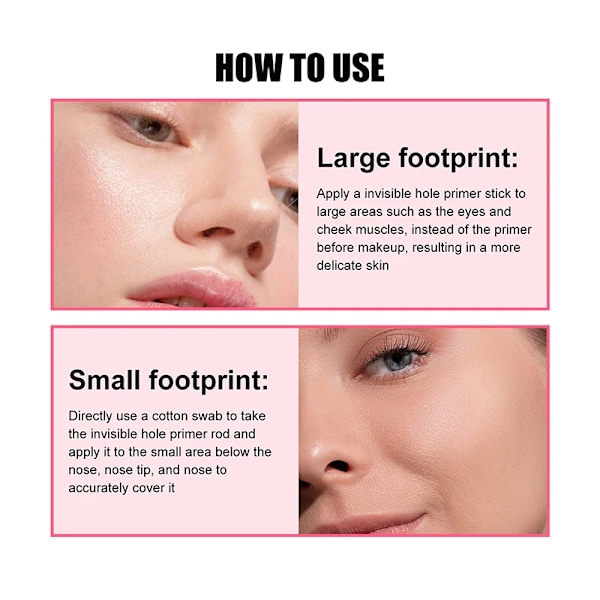 Makeup Foundation Dämpad Kosmetika Magic Foundation Täckande Osynlig Por Face Stick Foundation