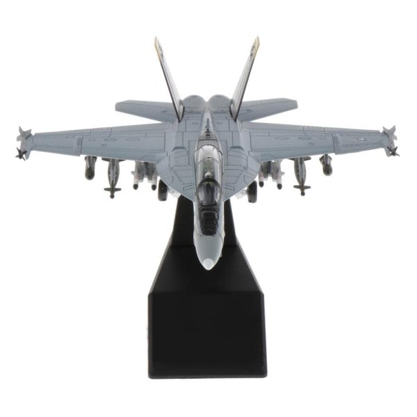 1/100 Scale F/A-18 Strike Fighter Plane Diecast Näyttö malli jalustalla
