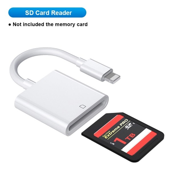 2In1 SD TF Memory Card Adapter SD Card Reader Data Converter