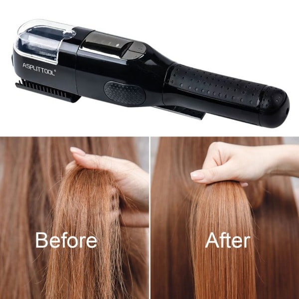 Hår tupper trimmer splitt fjerner tørr skadet skjør proff automatisk trimmer hårklippemaskin