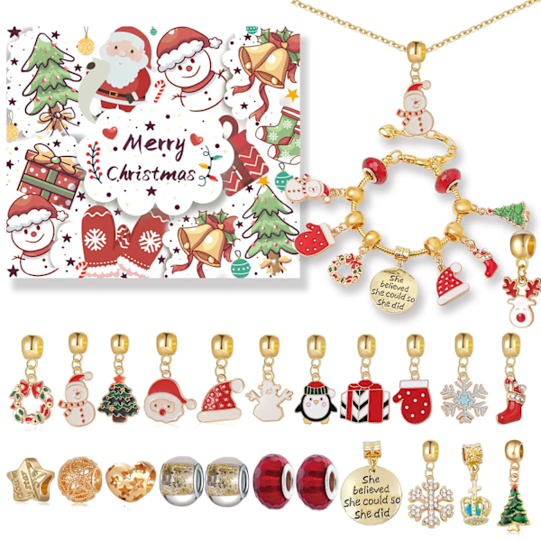 Advent Kalender Med 24 stykker Piger Jule Gaver