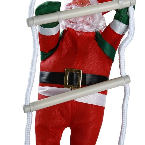 jul tomten klättring stege docka jul träd hängande dekoration inomhus dörr vägg jul hänge