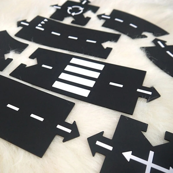 Bil Roadway Expressway Motorway Flexible Puzzle Track Game