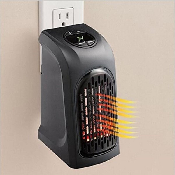 Seinäpistorasia mini sähkö ilma lämmitin 500W