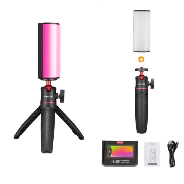 Mini RGB putki valo kädessä pidettävä LED valokuvaus tikku video täyttö lamppu magneetti 2500-9000K vlogille