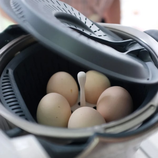 Damp Egg Rack Multifunksjon Kryte Dampkoker Brett Egg Poachers Stativ Kjøkken Matlaging Kjek for Thermomix