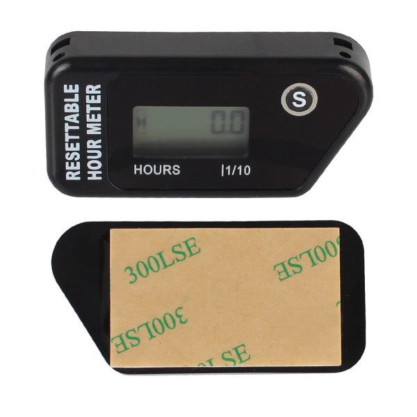 Trådløs Vibration Time Tæller Auto Motor Timer Tæller Måler