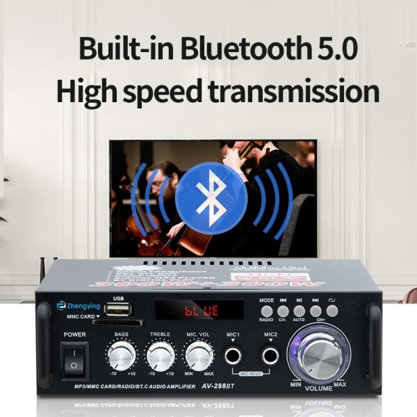 Højttaler højttaler effekt forstærker hjem Bluetooth effekt forstærker HIFI lyd forstærker