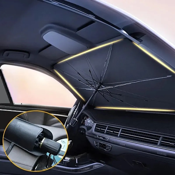 Auto Aurinkovarjo Sateenvarjo Tuulilasi Taittuva Etu Aurinkovarjo Sateenvarjo Tyyppi Aurinko Suoja Auto ikkuna