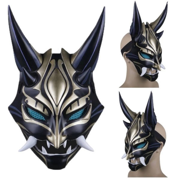 Xiao Resin kypärä Cosplay naamio Led Light PVC kypärä Halloween juhla prop karnevaali asu