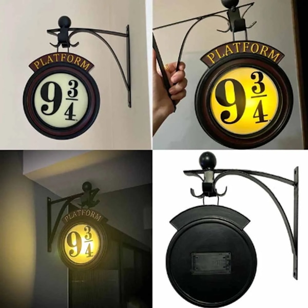 3D Harry Potter LED Nat Lys til værelse indretning