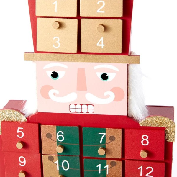 Nøddeknækker advent kalender jul nedtælling hjem træ pynt pynt