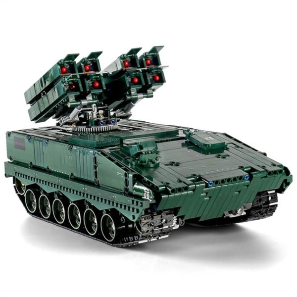 RC missil tank model bygning klodser teknisk fjernbetjening køretøj klodser legetøj