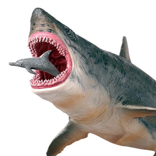 Marine Sea Life Megalodon Action Figur Klassisk Ocean Dyr Big Shark Fish Model