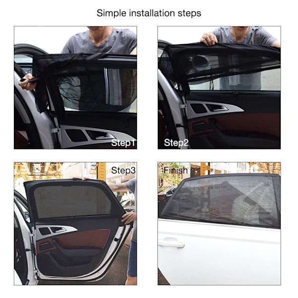 2 osaa auto aurinko varjostin muotoilu varusteet  auto UV suoja verho