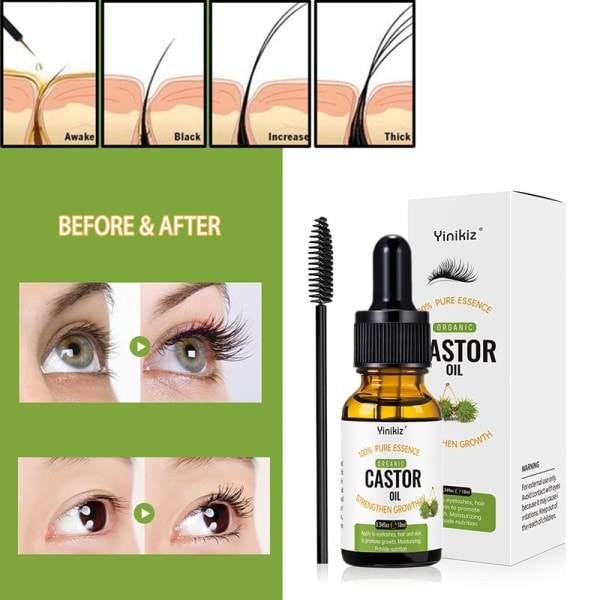 Ögonfrans tillväxt serum ögonfransförstärkare längre fullare tjockare fransar ögonfransar ögonbryn förstärkare