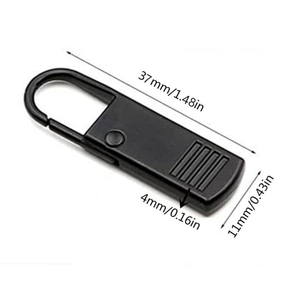 Dragkedja Slider Puller Omedelbar Zipper Reparation Kit Replacement För Trasigt Spänne Rese väska Resväska Zipper Huvud