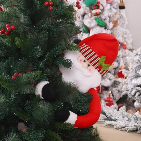 Sødt kram Træet Dukken Julemanden Snemand Jule Træ Ornament Festlig Dekor