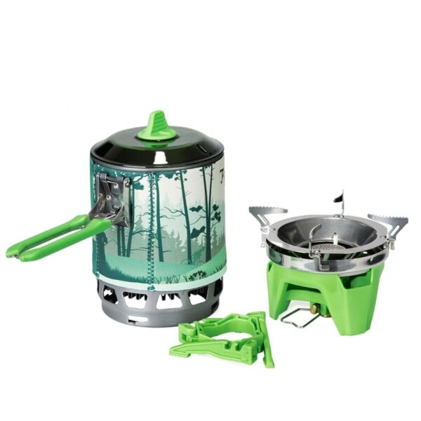 Eld lönn camping gas brännare utomhus backpacking matlagning system