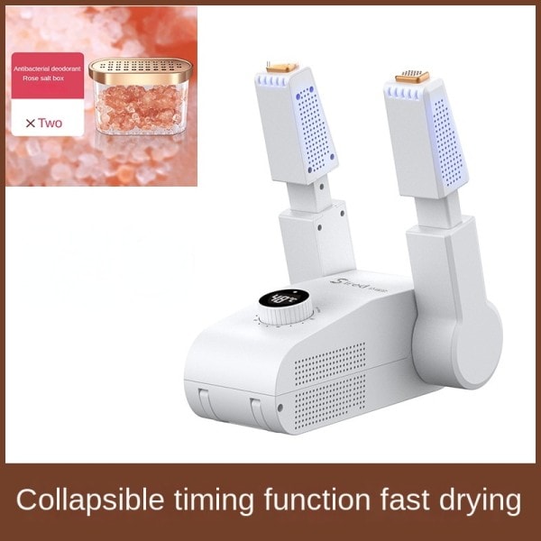 Sko Tørketrommel Rose Salt Lilla Lett Antibakteriell Deodorant Sterilisator Husholdning Smart Timer 360° Tørking Hansker Sokker