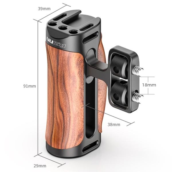 Universal kamera Cage sivu kahva Sony Canon Nikon kamera Cage puinen kahva kahva