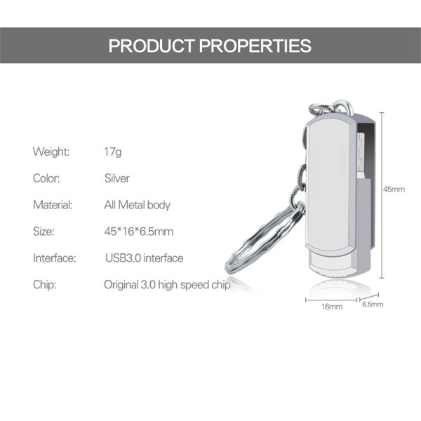 USB 3.0 Pendrive 16TB High Speed Pen Drive Metal Cle Usb Flash Drive  Portable SSD