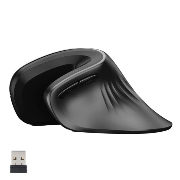 Ergonomisk Vertikal Trådlös Mus USB Optisk Bekväm Gaming Möss Laddningsbara Tyst Kontor mus