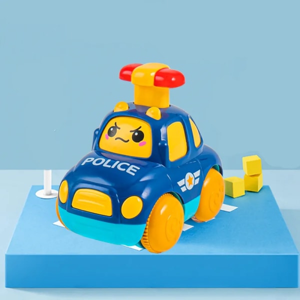 Baby leksak bilar för 1 2 3 år pojke present press och gå tecknad lastbil pedagogiska leksaker