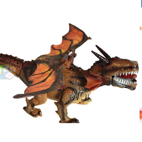 Elektriske dinosaurer modeller gå brøl svingende vinger mystisk drage legetøj til børn børn legetøj