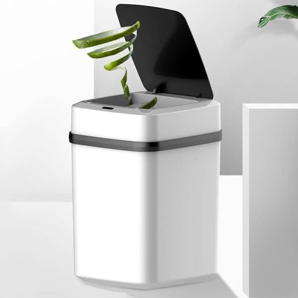 15L badrum touch soptunna i toaletten smart sopor hink avfallskärl soptunna