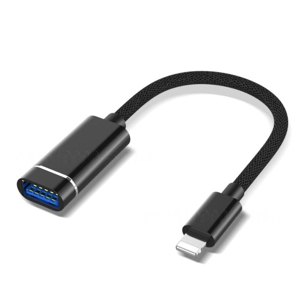 8-stift till USB 3.0 OTG adapter kabel för iPhone 13 12 11 Pro Max Xs XR 7 8 plus iPad