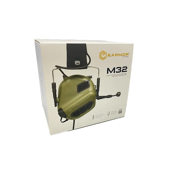 M32 MOD4 Skydning Høreværn Taktisk Støj Reduktion Headset med hjelm