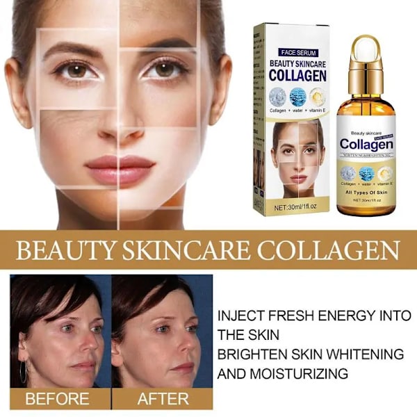 30ml Fugtgivende Instant Face Lift Essence Skin Opstramming Essential Oil For Saggy Sensitive Hud