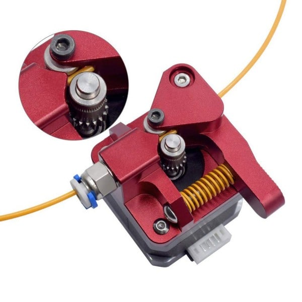 Dual Gear Extruder Ender 3 v2 Opgradering Motor Shaft 20mm, Kompatibel med Ender