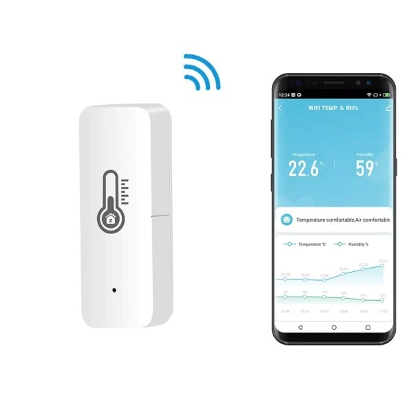 Tuki Alexa ääni ohjaus kosteusmittari Zigbee WIFI lämpötila ja kosteusanturi