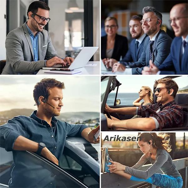 Avoimet korvat kuulokkeet kohinaa vaimennus puomi mikrofoni kevyt Bluetooth langattomat kuulokkeet