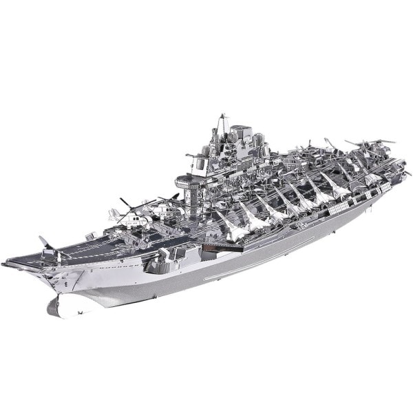 3D metall pussel modell byggnad kit - LIAONING slagskepp sticksåg leksak