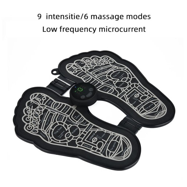 Fod massager pude muskelstimulator forbedrer blodcirkulation lindrer smerter foldbar fødder massage